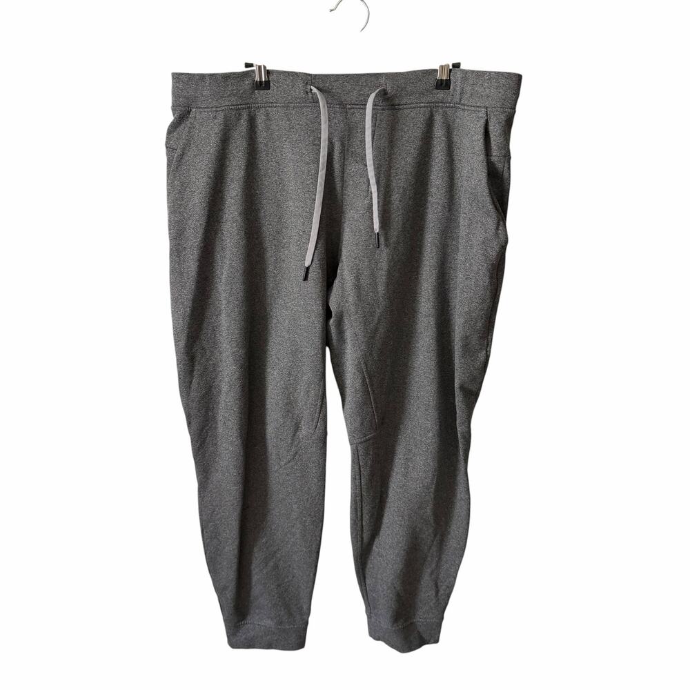 Lululemon Mens Size 2XL City Sweat Jogger Thermo Tech Fleece Gray Pants Active